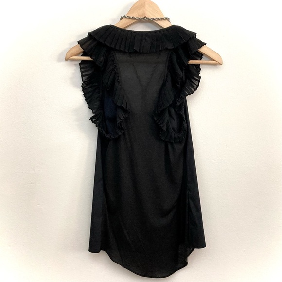 BCBG Pleated Ruffle Tank Top - Picture 6 of 10